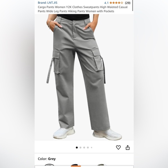 LNT.JIS Cargo pants XL Grey - Picture 1 of 4